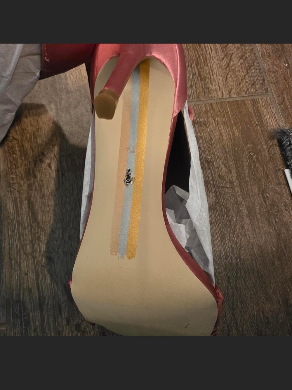Sam Edelman Sawyer Ruffle Trim High Heel Sandal - Picture 4 of 7